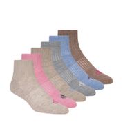 12 Paar SCOTCH & SODA Damen 1/2-Frottee Quarter-Crew-Socken Alltags-Strümpfe Business-Socken Größe 35.5-39.5 SS123620 280 Beige, Rosa, Hellbeige, Grau, Hellblau, Braun