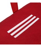 Praktische adidas Tiro L Duffle M Sport-Tasche nachhaltige Fußball-Tasche mit Hartschalenfach Fitnesstasche 39,5L IB8658 Rot/Schwarz