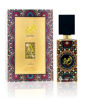 Lattafa Ajwad Eau de Parfum Unisex, Fragancia Corporal Frutal-Floral, 60 ml, Negro/Multicolor