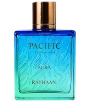 Rayhaan Pacific Aura Men's Eau de Parfum Aromatic-Aquatic Body Fragrance 100ml Blue