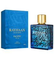 Rayhaan Pacific Eau de Parfum para Hombre, Fragancia Corporal Especiada Acuática, 100 ml, Azul