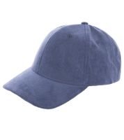 Cappellino da baseball classico ZWILLINGSHERZ in similpelle scamosciata con visiera regolabile, modello 4603M K5474, blu navy