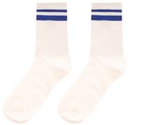 Lot de 10 paires de chaussettes de tennis confortables ZWILLINGSHERZ pour femme, avec broderie cœur, chaussettes de tous les jours, en coton 4603S K248141 Blanc/Bleu