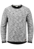 klassisches SOLID SDFlocks Herren Sweatshirt mit Rundhals Pullover 21102722ME-9000 Schwarz