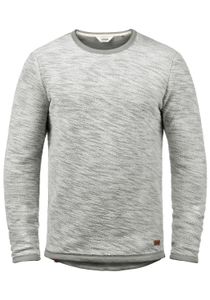 klassisches SOLID SDFlocks Herren Sweatshirt mit Rundhals Pullover 21102722ME-2842 Grau