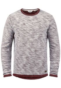 klassisches SOLID SDFlocks Herren Sweatshirt mit Rundhals Pullover 21102722ME-985 Rot