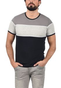 klassisches SOLID SDCody Herren T-Shirt mit Rundhals Shirt 21300032ME-9000 Schwarz