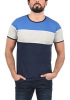 klassisches SOLID SDCody Herren T-Shirt mit Rundhals Shirt 21300032ME-1991 Blau