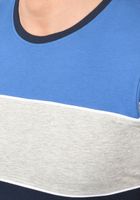 klassisches SOLID SDCody Herren T-Shirt mit Rundhals Shirt 21300032ME-1991 Blau