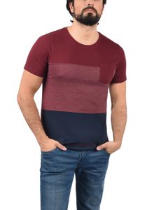 klassisches SOLID SDMingo Herren T-Shirt mit Rundhals Shirt 21300044ME-985 Rot