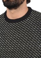 classico BLEND BHCalisto uomo maglione in maglia grossa con girocollo maglione in maglia 20711925ME-194007 Nero