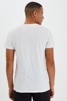 classica BLEND BHDavis uomo T-shirt con girocollo T-shirt uomo 20712995ME-110601 Beige