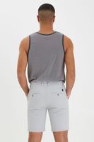 classic BLEND BHAjo men's chino shorts with zipper shorts 20712993ME-200274 Grey