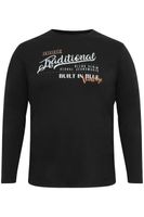 classic BLEND BHDopper BT men's longsleeve with crew neck long-sleeve shirt 20713446ME-194007 Black