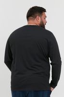 classic BLEND BHDopper BT men's longsleeve with crew neck long-sleeve shirt 20713446ME-194007 Black