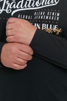 classic BLEND BHDopper BT men's longsleeve with crew neck long-sleeve shirt 20713446ME-194007 Black
