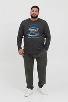 clásica BLEND BHDopper BT hombre camiseta de manga larga con cuello redondo camiseta de manga larga hombre 20713446ME-200278 Gris