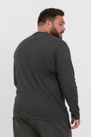 clásica BLEND BHDopper BT hombre camiseta de manga larga con cuello redondo camiseta de manga larga hombre 20713446ME-200278 Gris