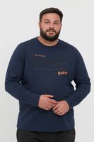 classic BLEND BHDopper BT men's longsleeve with crew neck long-sleeve shirt 20713446ME-194025 Blue