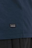 classic BLEND BHDopper BT men's longsleeve with crew neck long-sleeve shirt 20713446ME-194025 Blue