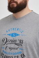 classique BLEND BHDopper BT homme T-shirt manches longues avec col rond T-shirt manches longues homme 20713446ME-200274 Gris