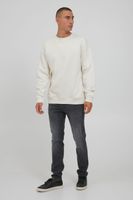 classic BLEND BHJeffrey men's sweatshirt with crew neck pullover 20713531ME-110103 White