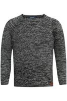 classique BLEND BHDan BT homme pull maille fine avec col rond pull en maille 20713439ME-194007 Noir