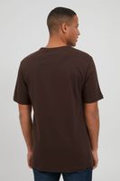 classic SOLID SDVicente men's T-shirt with crew neck shirt 21106125-190814 Brown