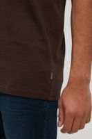 classic SOLID SDVicente men's T-shirt with crew neck shirt 21106125-190814 Brown