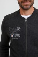 classique FQ1924 FQErland homme veste zippée avec col montant veste 21900122-ME-200278 Gris