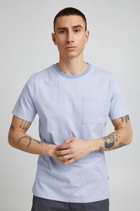 classic SOLID SDAnton men's T-shirt with crew neck shirt 21106482-164033 Blue