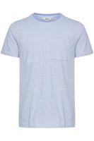 classic SOLID SDAnton men's T-shirt with crew neck shirt 21106482-164033 Blue
