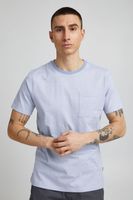 classic SOLID SDAnton men's T-shirt with crew neck shirt 21106482-164033 Blue