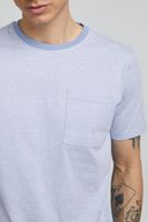 classic SOLID SDAnton men's T-shirt with crew neck shirt 21106482-164033 Blue