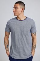 classic SOLID SDAnton men's T-shirt with crew neck shirt 21106482-193937 Blue