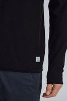 klassischer 11 PROJECT PRFriko Herren Feinstrickpullover mit Rundhals Strickpullover 20714436ME-194007 Schwarz