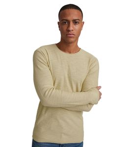 classic 11 PROJECT PRFriko men's fine knit sweater with crew neck knit sweater 20714436ME-141107 Grey