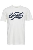 classique CASUAL FRIDAY CFThor homme T-shirt avec col rond T-shirt homme 20504281-114201 Blanc