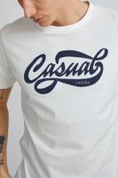 classique CASUAL FRIDAY CFThor homme T-shirt avec col rond T-shirt homme 20504281-114201 Blanc
