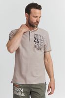 classique FQ1924 FQIikay homme T-shirt avec col rond T-shirt homme 21900187-ME-171113 Marron