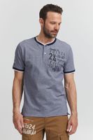 clásica FQ1924 FQIikay hombre camiseta con cuello redondo camiseta hombre 21900187-ME-193923 Azul