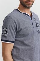 clásica FQ1924 FQIikay hombre camiseta con cuello redondo camiseta hombre 21900187-ME-193923 Azul
