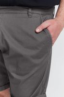 classic SOLID SDMontijo BT men's chino shorts with zipper shorts 21300875-ME-792890 Grey