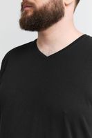 classica SOLID SDBedo BT uomo T-shirt con scollo a V T-shirt uomo 21300881-ME-194007 Nero
