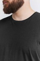 classique SOLID SDBedonno BT homme T-shirt avec col rond T-shirt homme 21300883-ME-194007 Noir