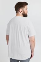 classique SOLID SDBedonno BT homme T-shirt avec col rond T-shirt homme 21300883-ME-110601 Blanc