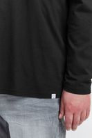 clásica SOLID SDBedon BT hombre camiseta de manga larga con cuello redondo camiseta de manga larga hombre 21300882-ME-194007 Negro