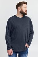 clásica SOLID SDBedon BT hombre camiseta de manga larga con cuello redondo camiseta de manga larga hombre 21300882-ME-1940101 Azul