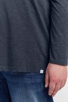 clásica SOLID SDBedon BT hombre camiseta de manga larga con cuello redondo camiseta de manga larga hombre 21300882-ME-1940101 Azul