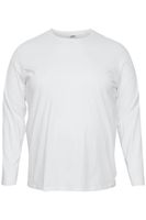 clásica SOLID SDBedon BT hombre camiseta de manga larga con cuello redondo camiseta de manga larga hombre 21300882-ME-110601 Blanco